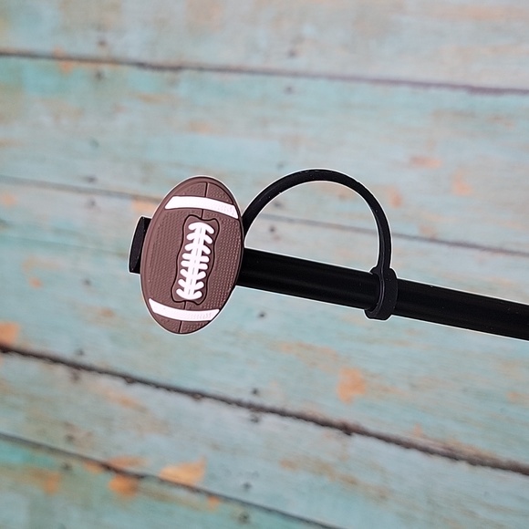 Football Straw Topper - Picture 4 of 5